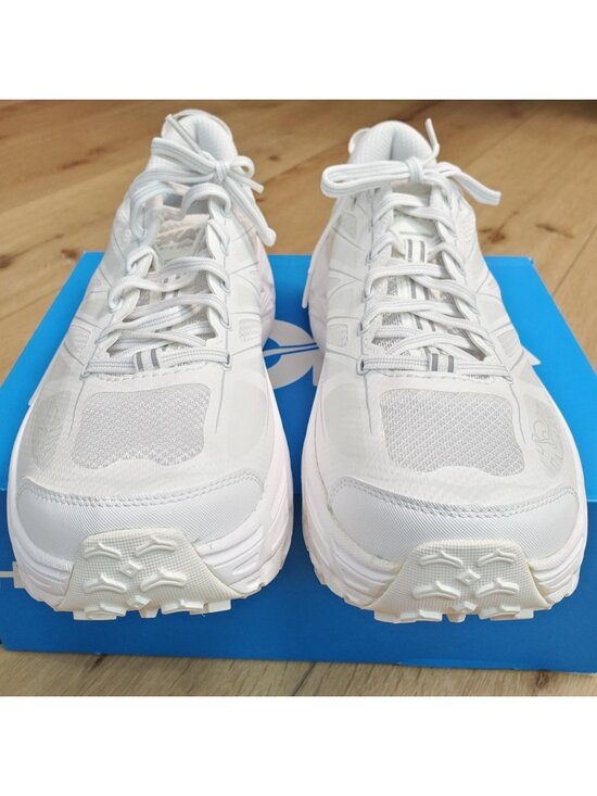Hoka Mens 11.5 /Wmns 12.5 Mafate Speed 2 Running Trail Shoes Lunar White 1126851 main image 6
